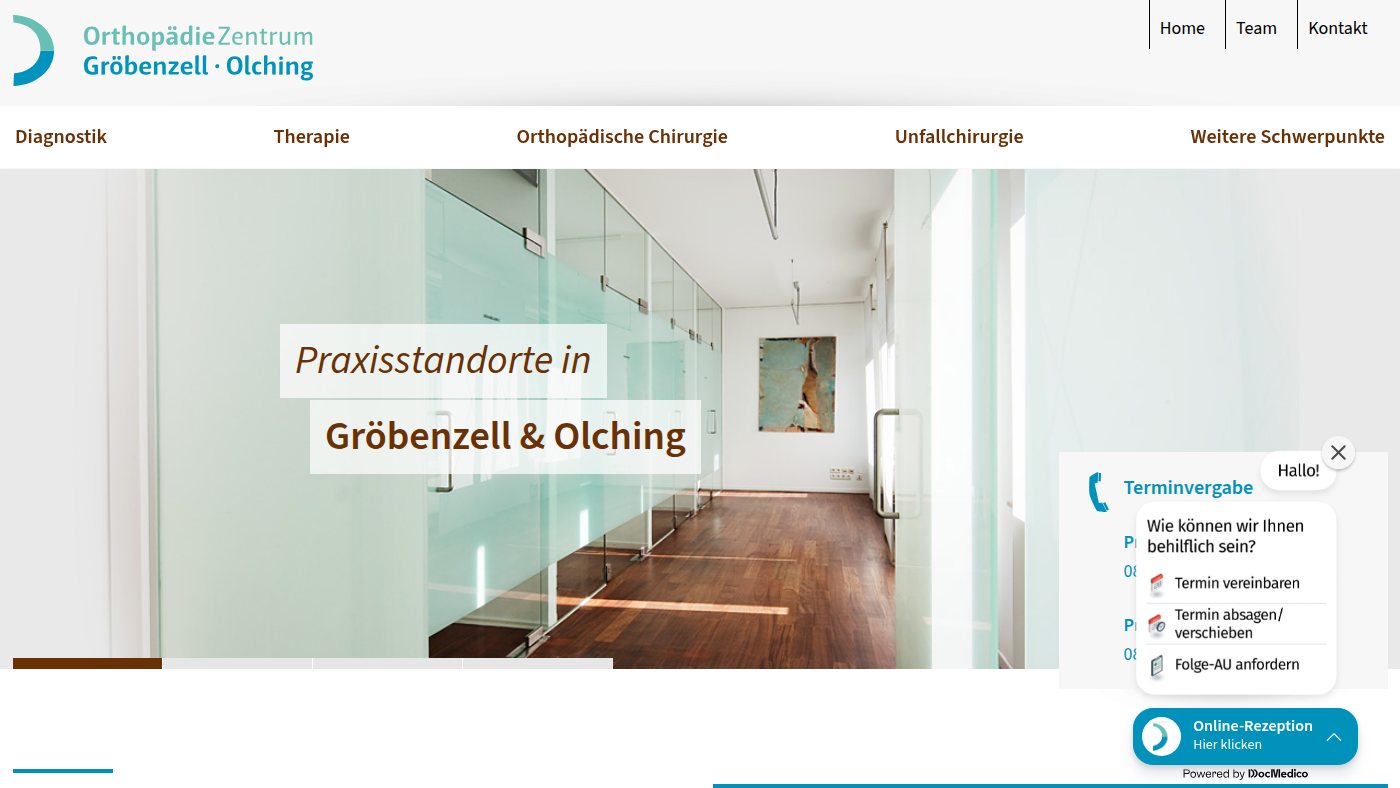 The home page of orthodoctor.de