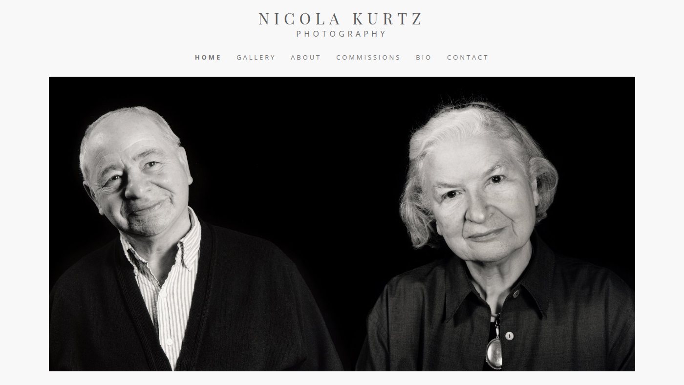 The home page of nicolakurtz.com