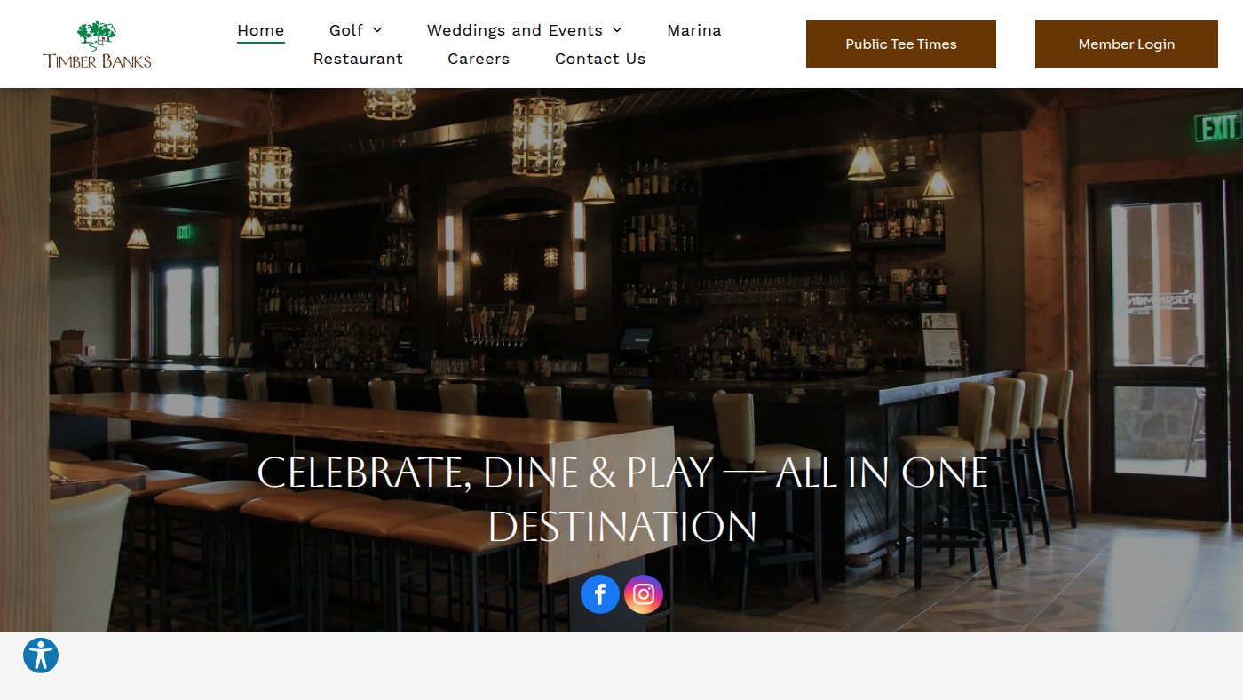 The home page of timberbanks.com