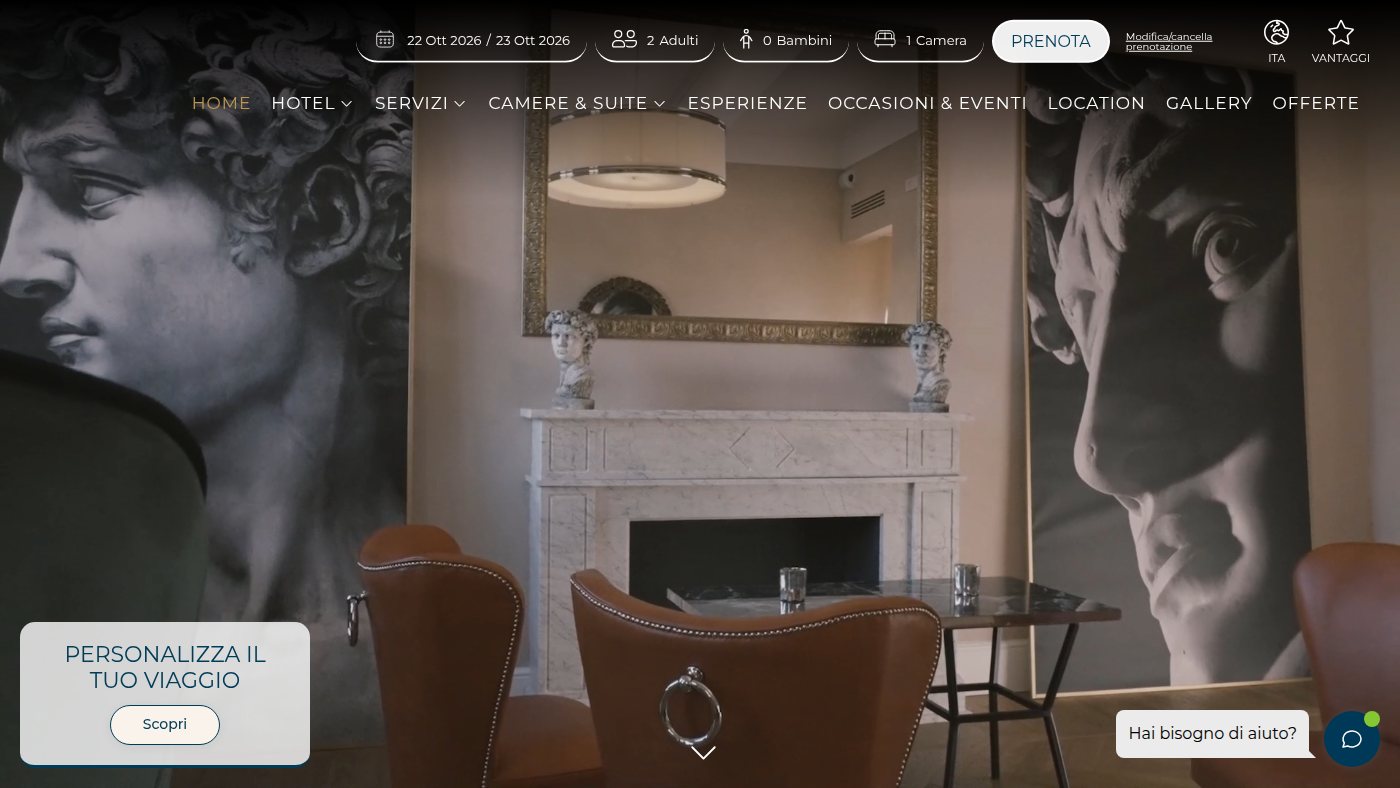 The home page of relaisuffizi.it