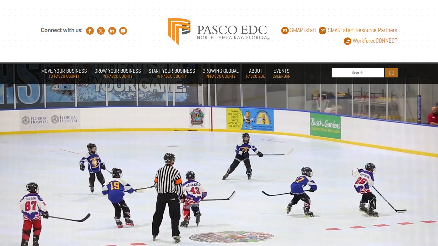 The home page of pascoedc.com