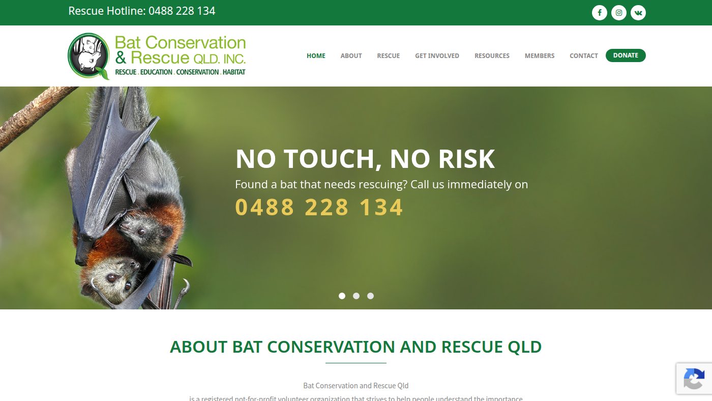 The home page of bats.org.au