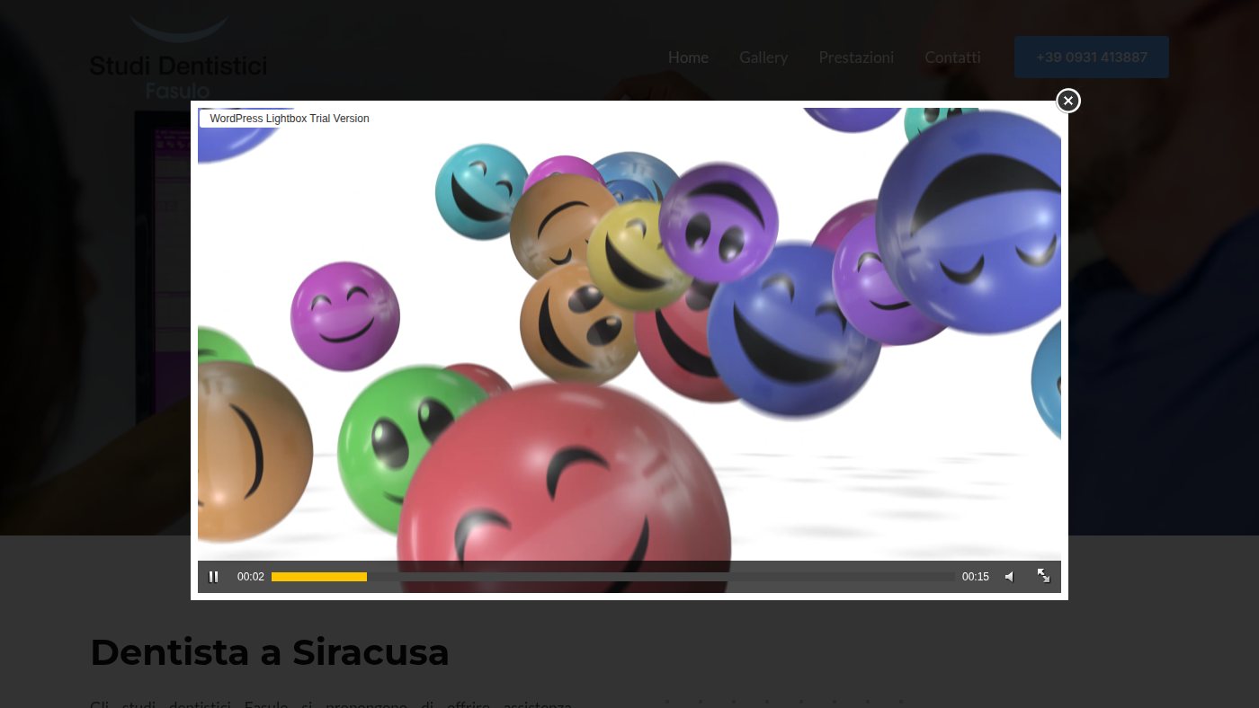 The home page of studidentisticifasulo.it
