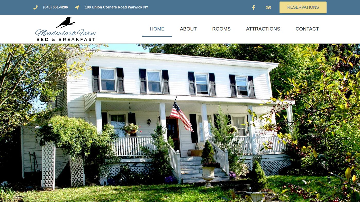 The home page of meadowlarkfarm.com
