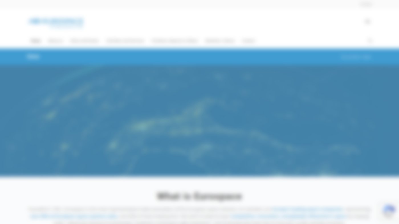 The home page of eurospace.org