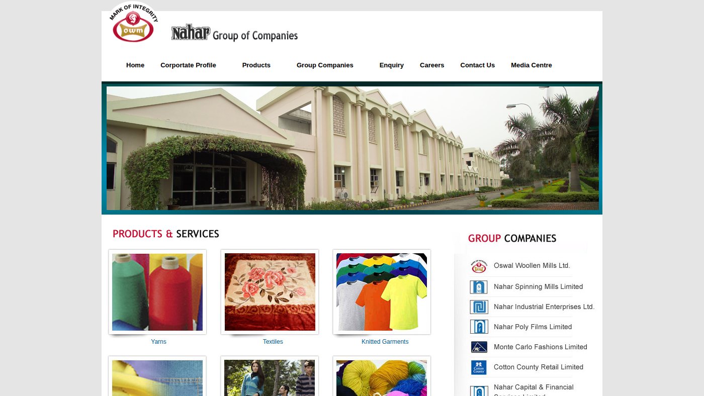The home page of owmnahar.com