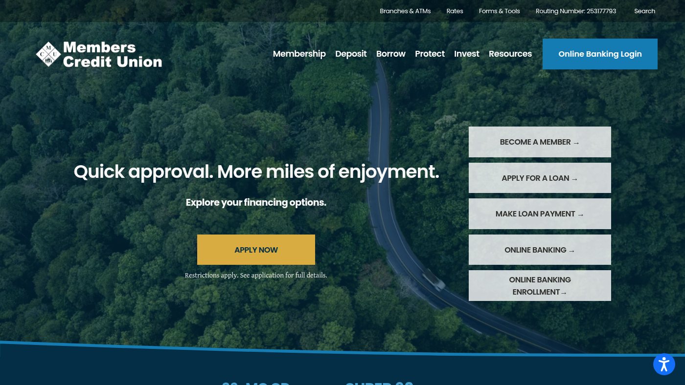 The home page of memcu.com