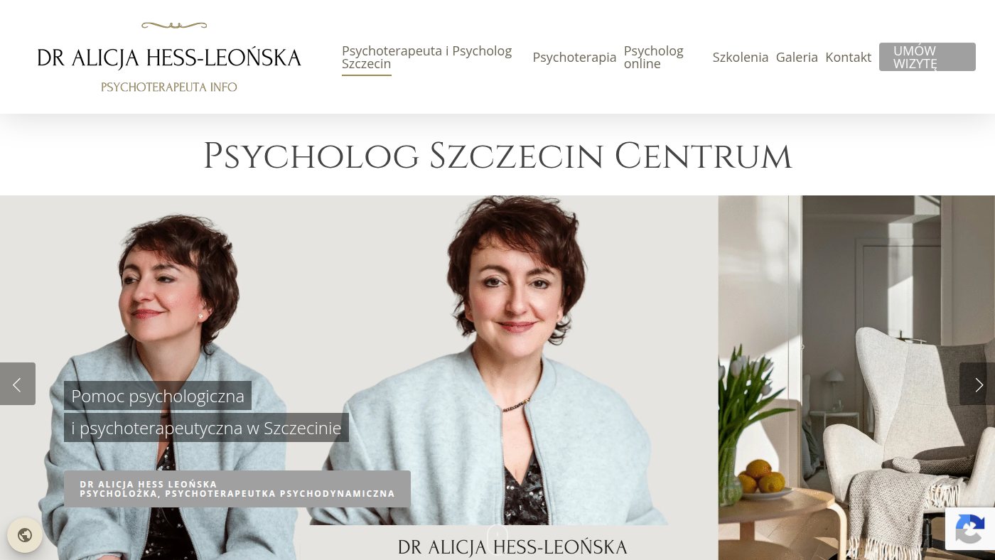 The home page of psychoterapeuta.info.pl
