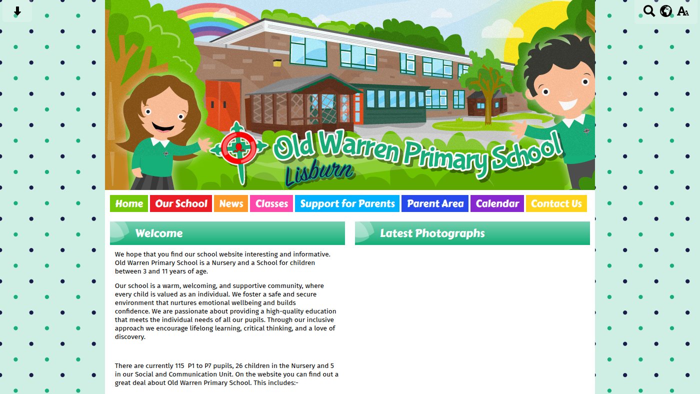The home page of oldwarrenps.com