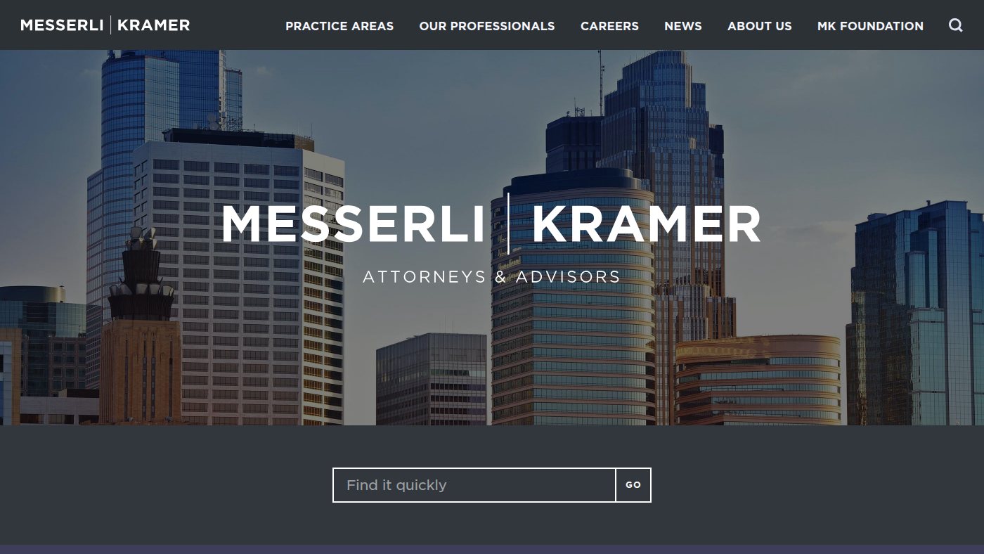 The home page of messerlikramer.com