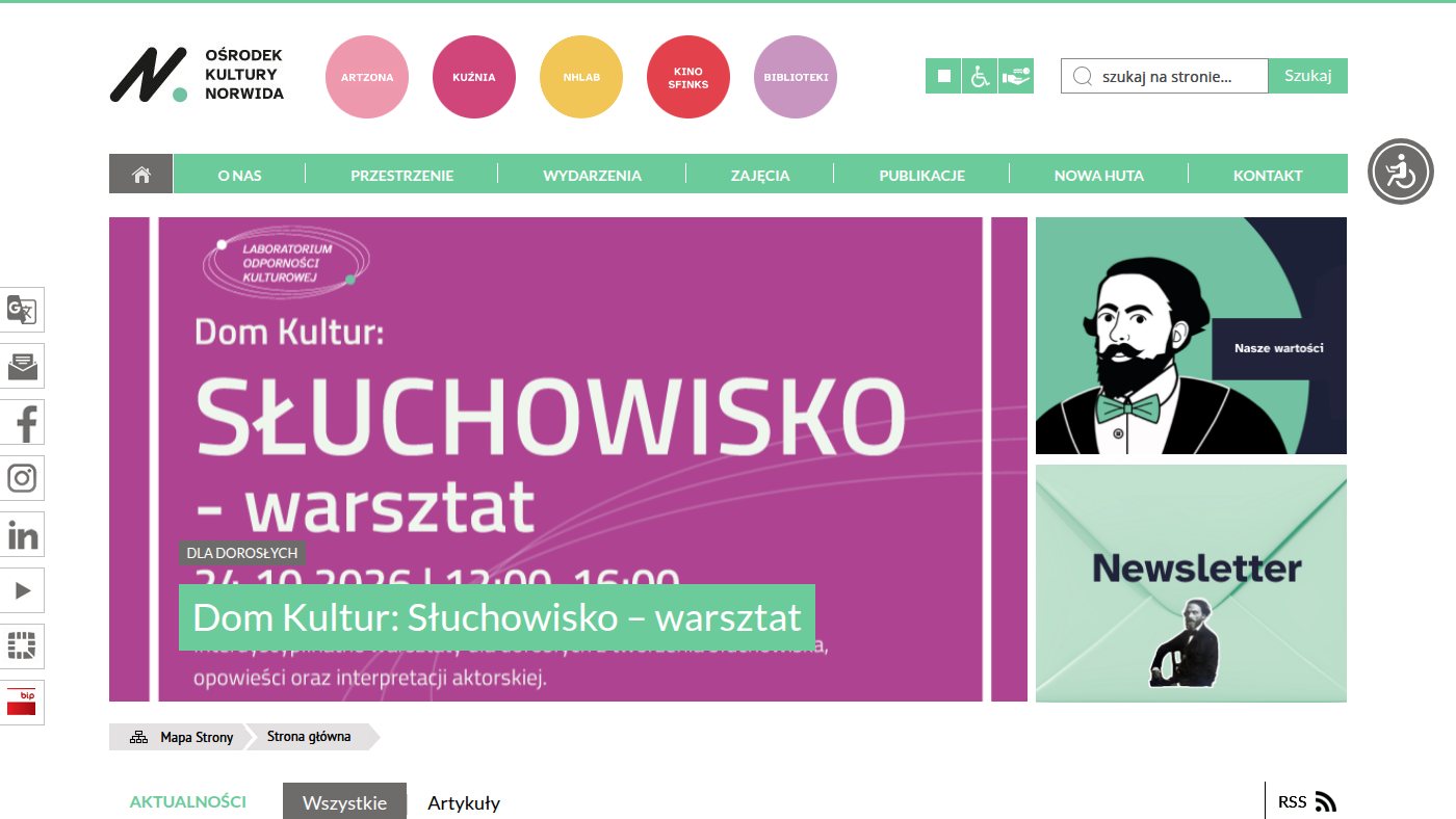 The home page of okn.edu.pl