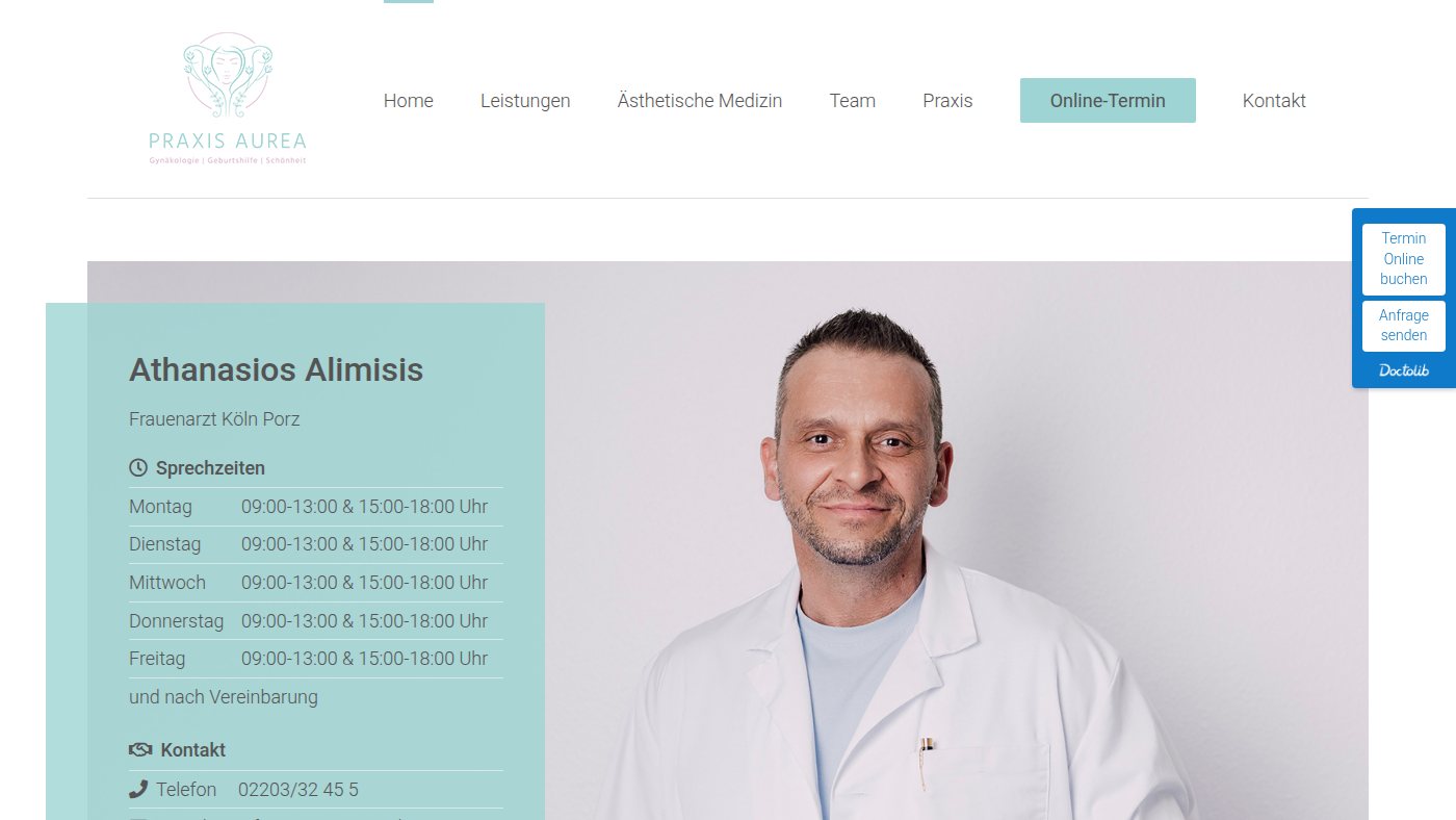 The home page of praxis-aurea.de