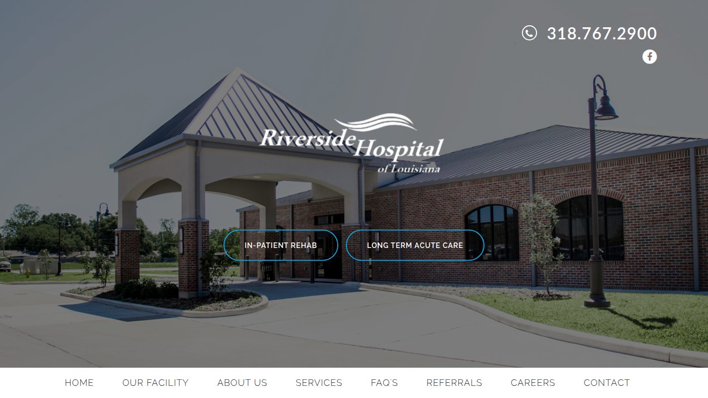 The home page of riversidehospital.net