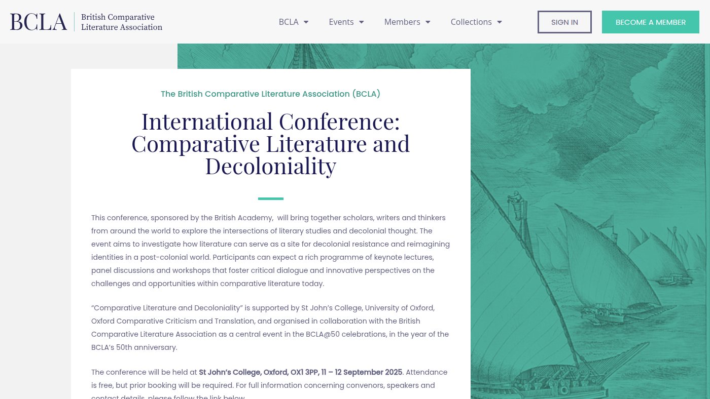 The home page of bcla.org