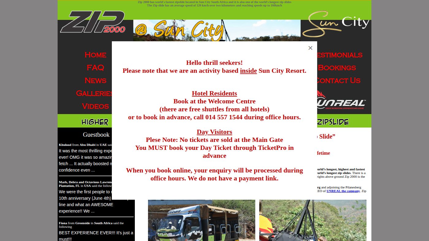 The home page of zip2000.com