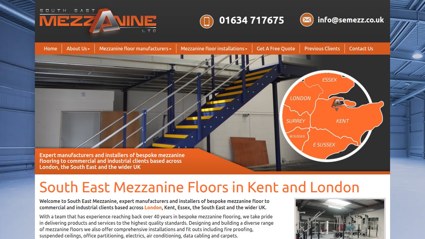 The home page of semezz.co.uk