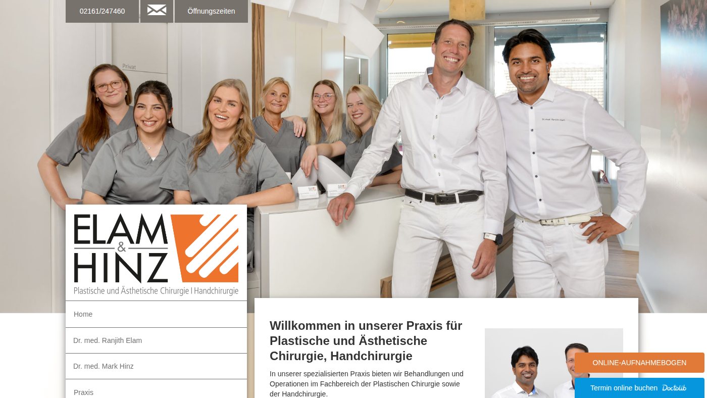The home page of elam-hinz.de
