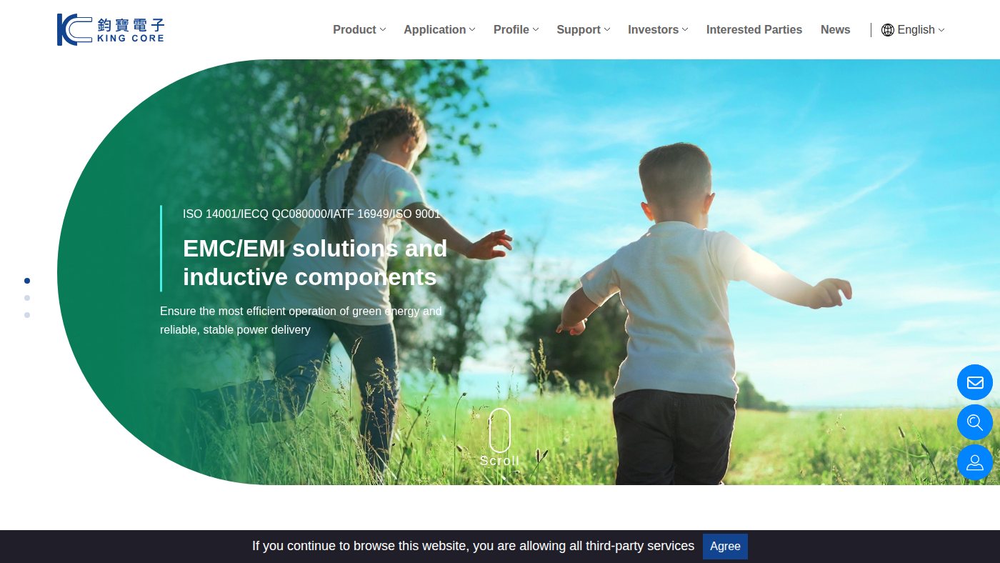 The home page of kingcore.com