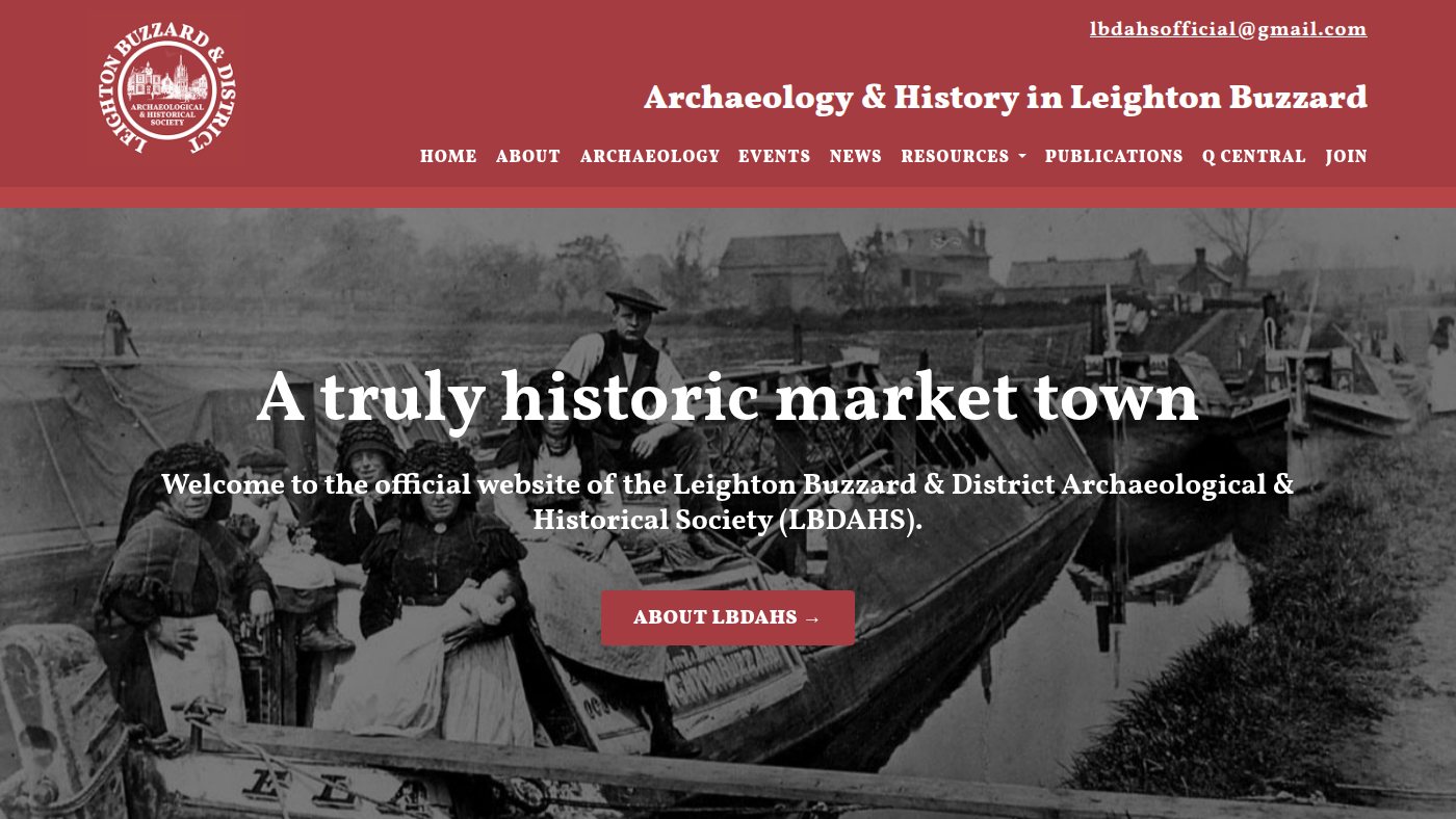The home page of lbdahs.org.uk