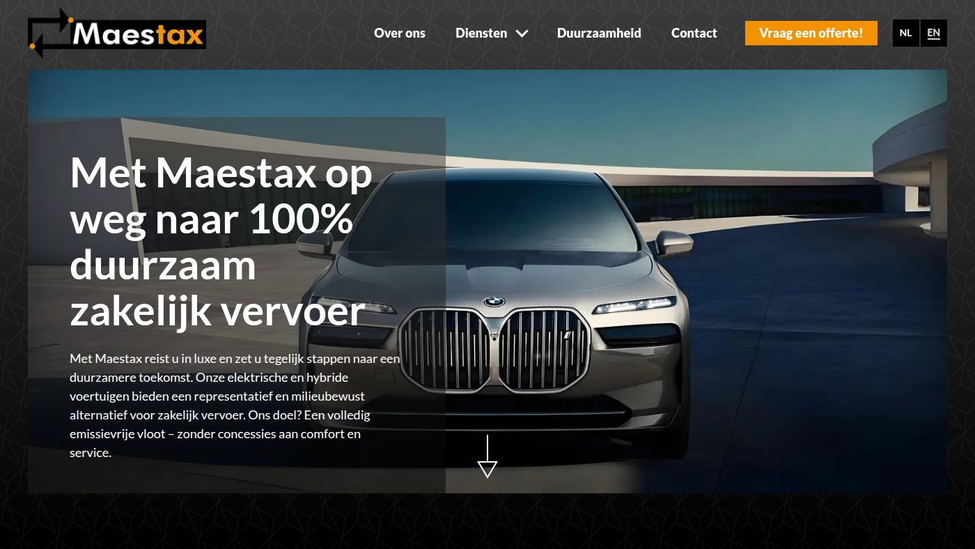 The home page of maestax.nl