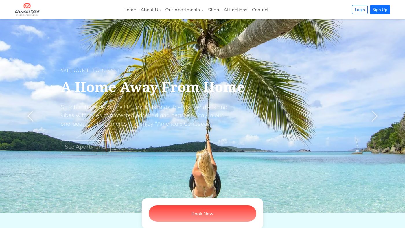 The home page of caneelbay.com