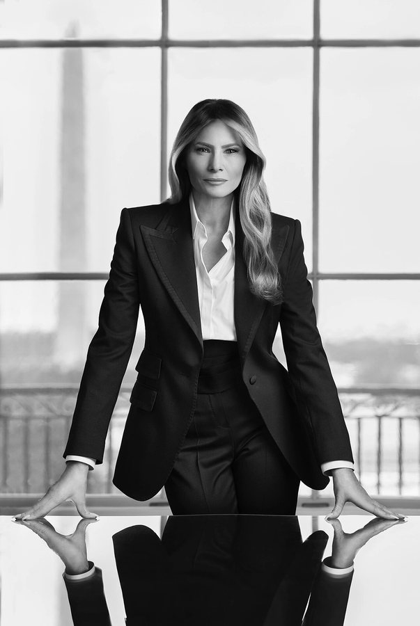 Portrait officiel de Melania Trump à la Maison-Blanche, 2025