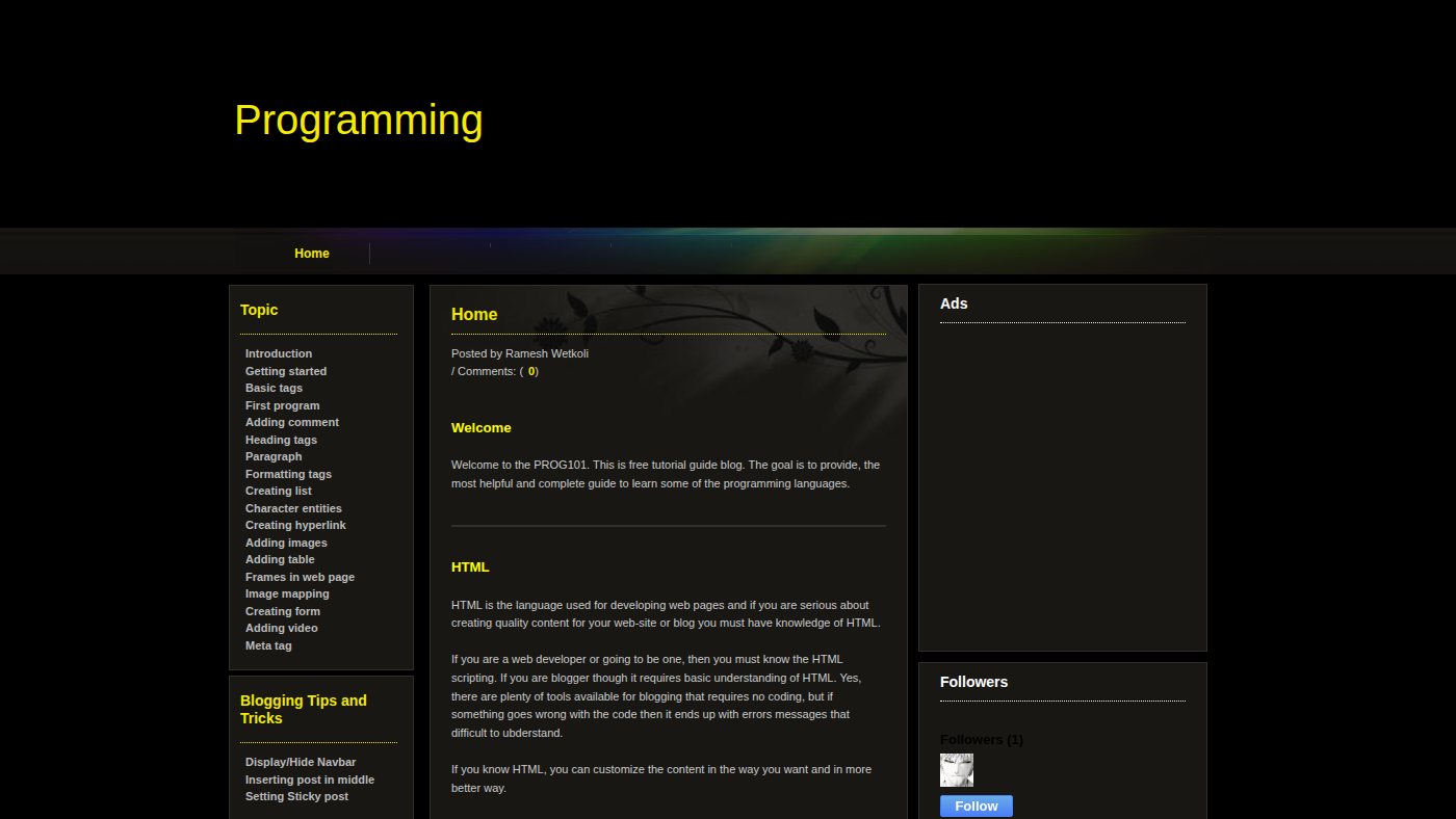 The home page of prog101.blogspot.com