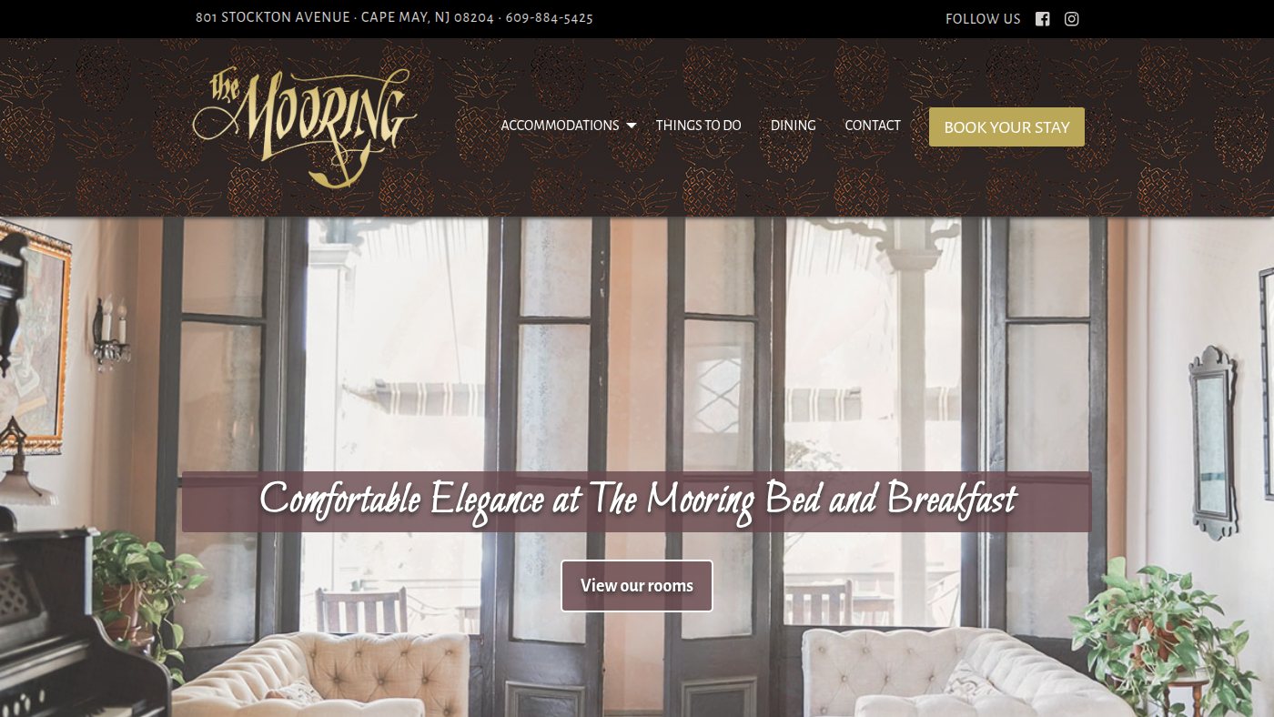 The home page of themooring.com