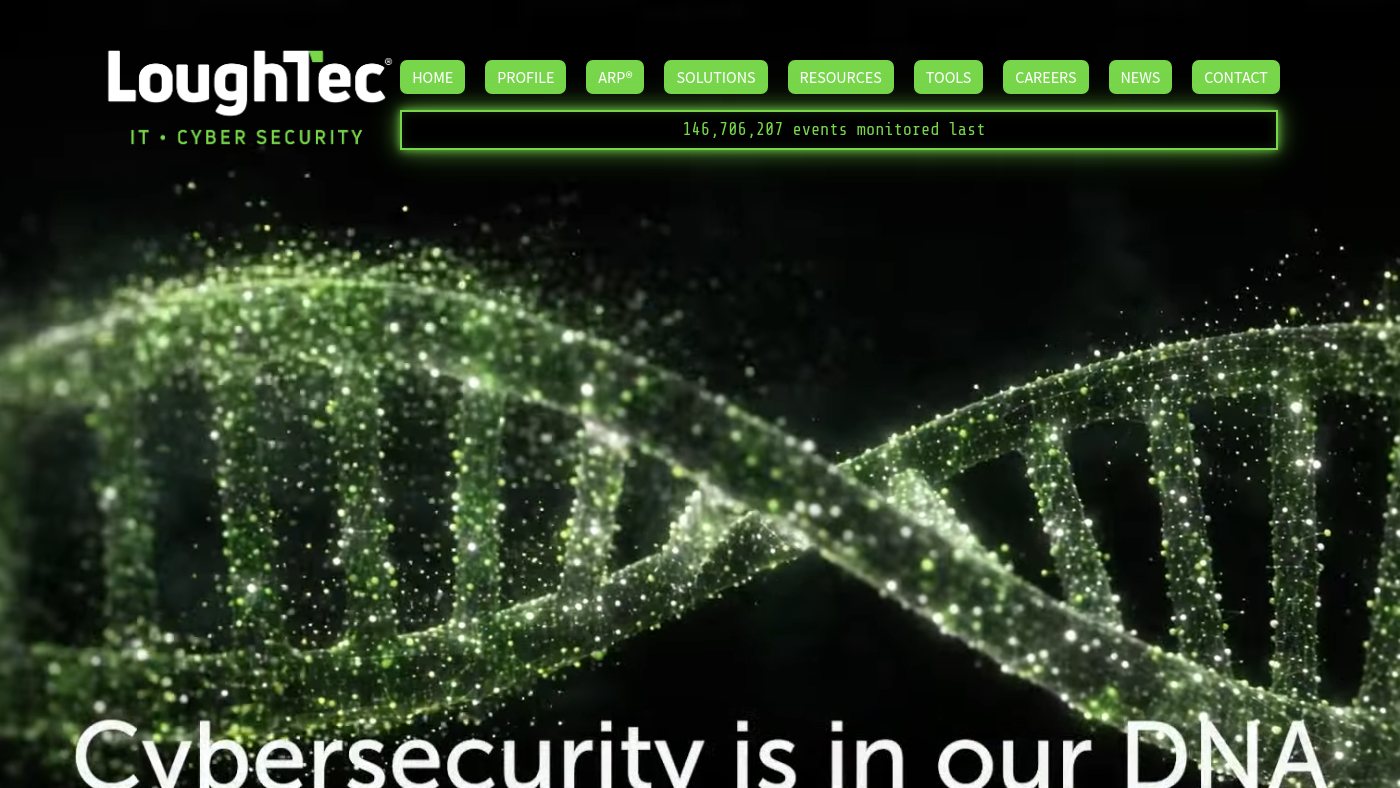 The home page of loughtec.com