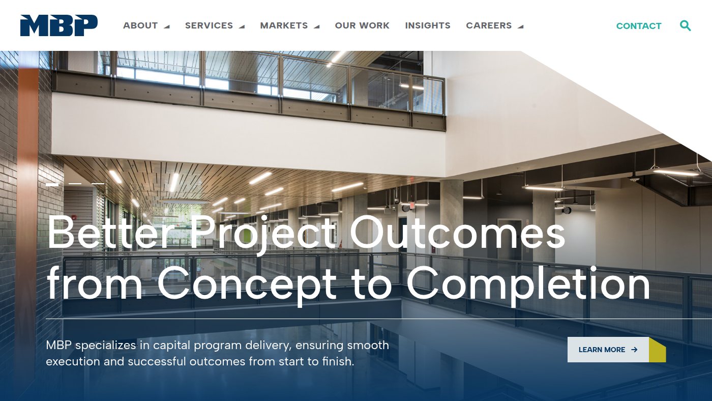 The home page of mbpce.com