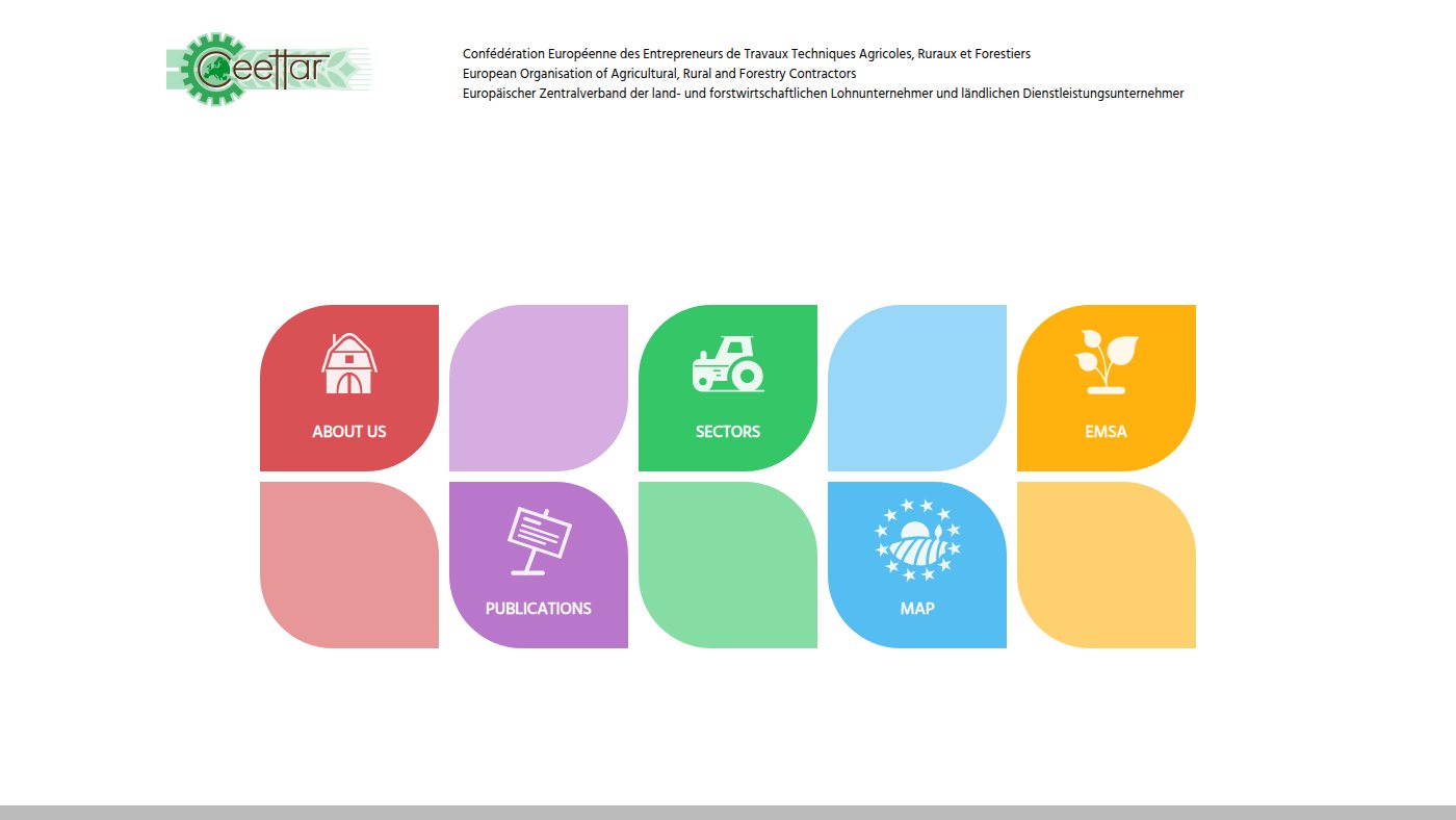 The home page of ceettar.eu