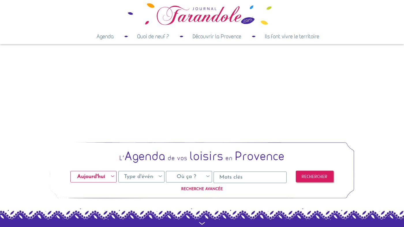 The home page of journal-farandole.com