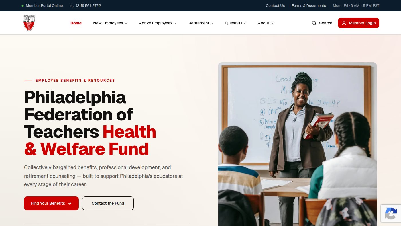 The home page of pfthw.org