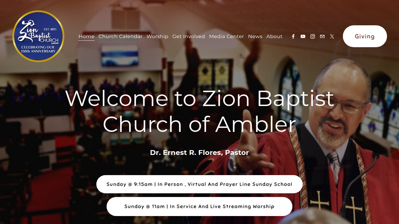 The home page of zionambler.org