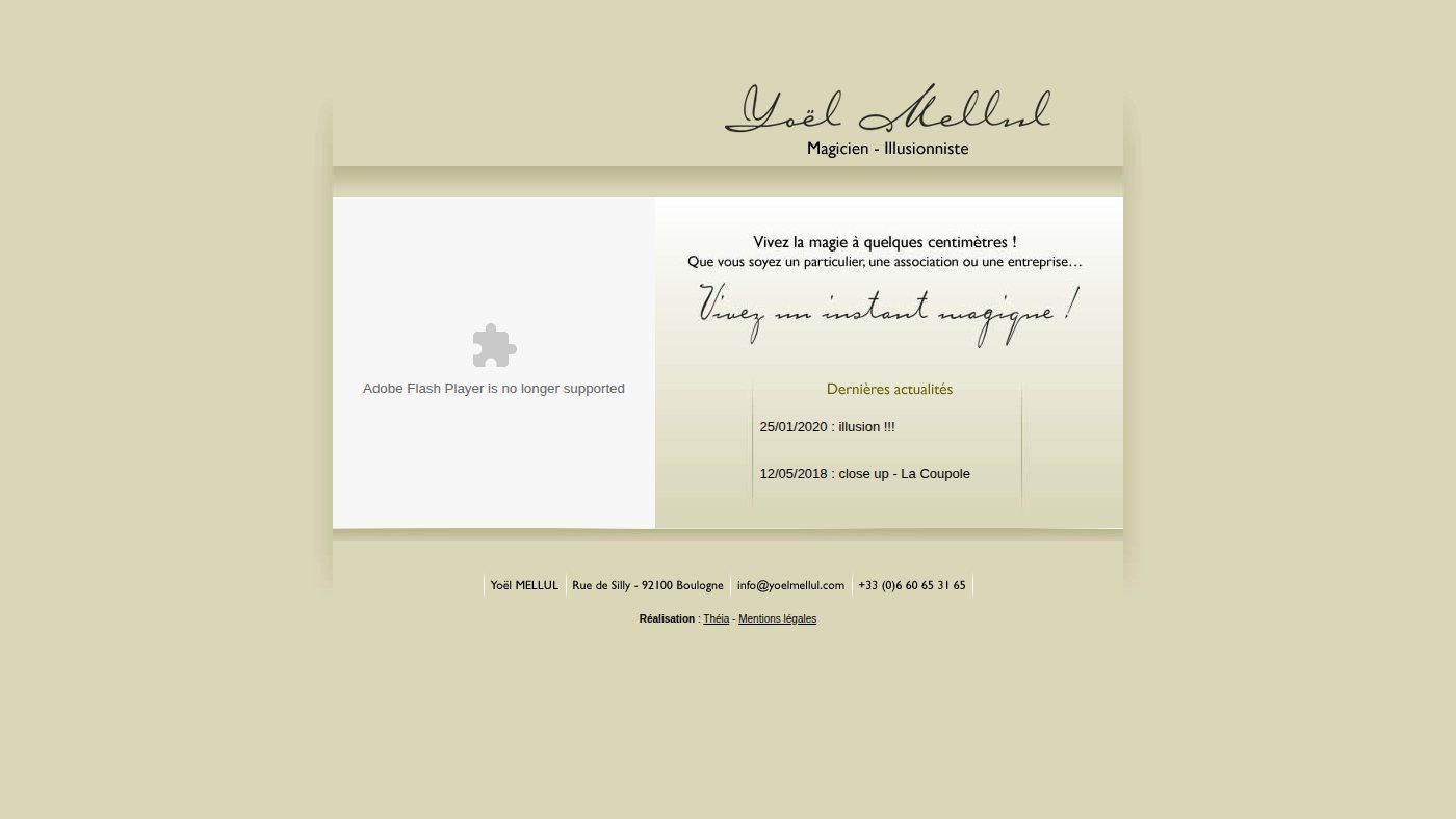 The home page of yoelmellul.com