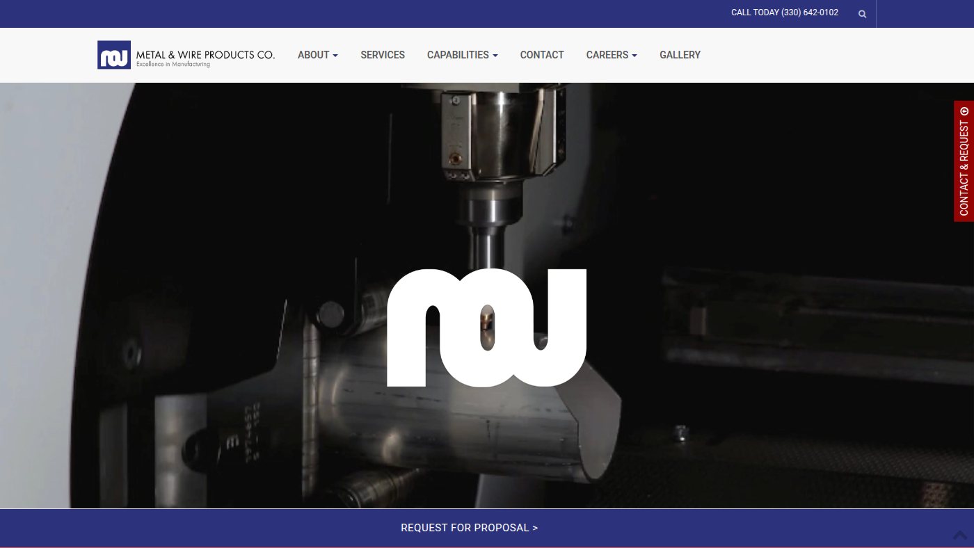 The home page of metalandwire.com