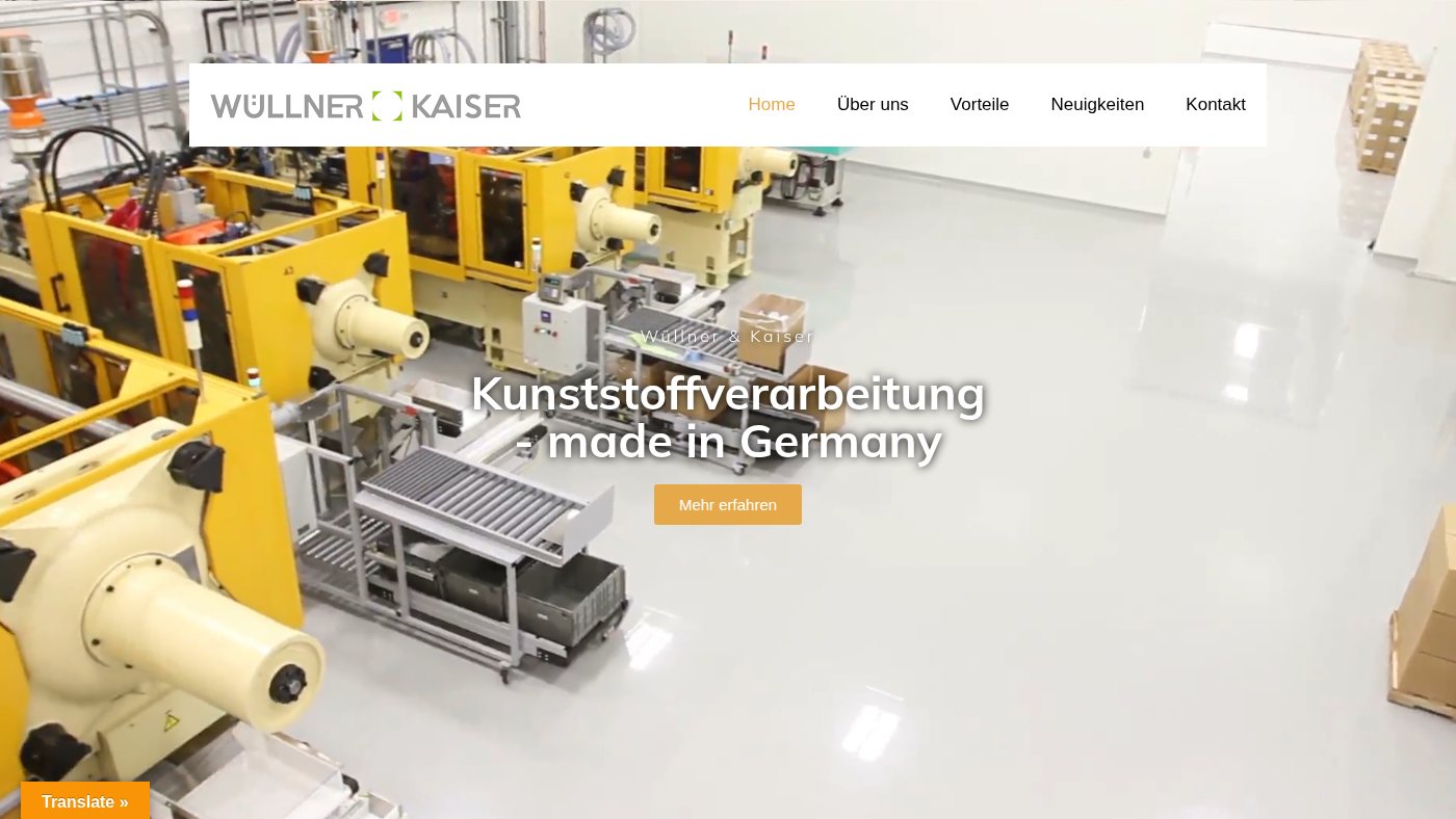 The home page of wuellner-kaiser.de
