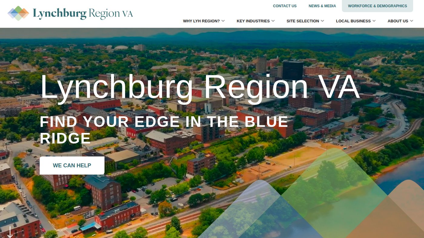 The home page of yeslynchburgregion.org