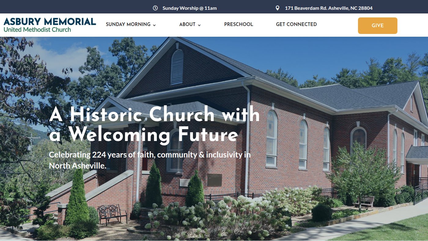 The home page of asburymethodist.org