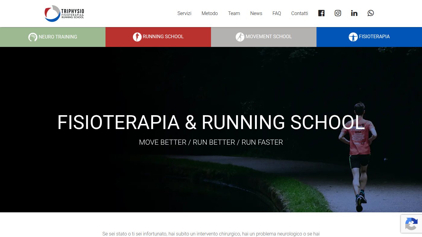 The home page of triphysio.it