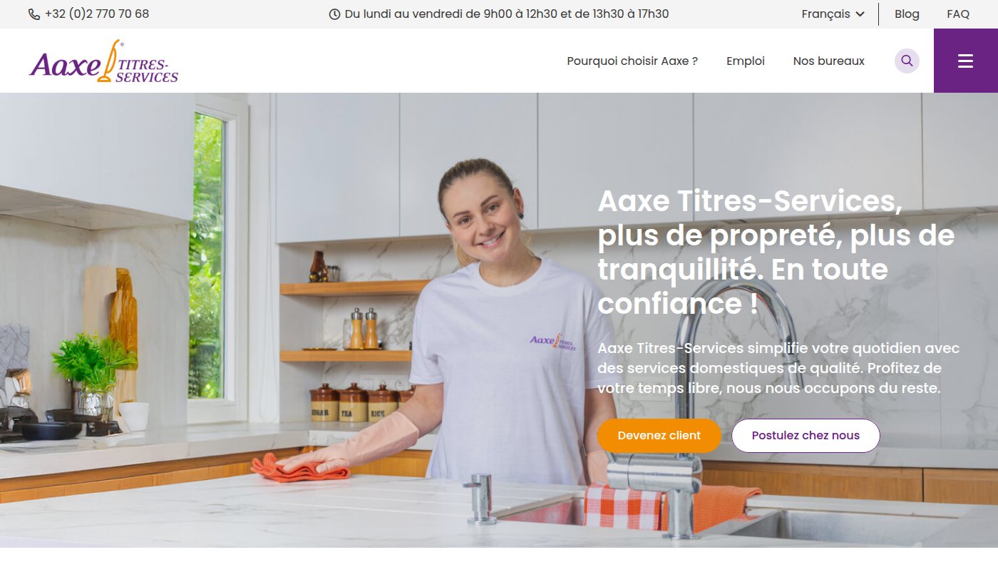The home page of aaxe.be