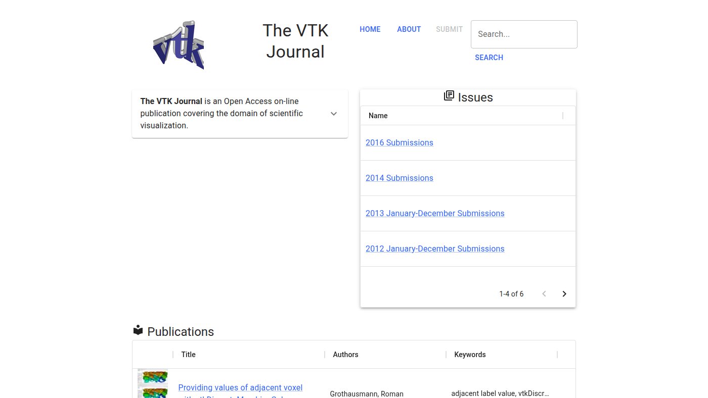 The home page of vtkjournal.org
