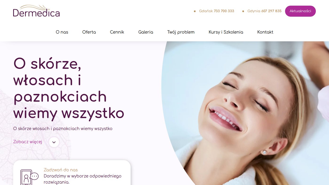 The home page of dermedica.info