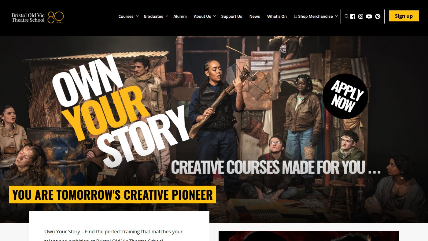 The home page of oldvic.ac.uk