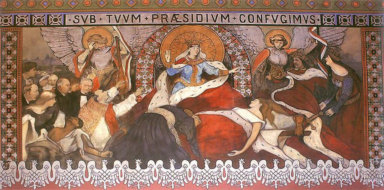 Włodzimierz Tetmajer, Alegoría de la Polonia muerta, Catedral de San Nicolás, Kalisz