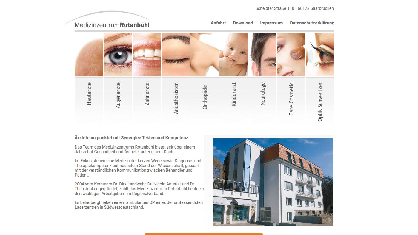The home page of medizinzentrum-rotenbuehl.de