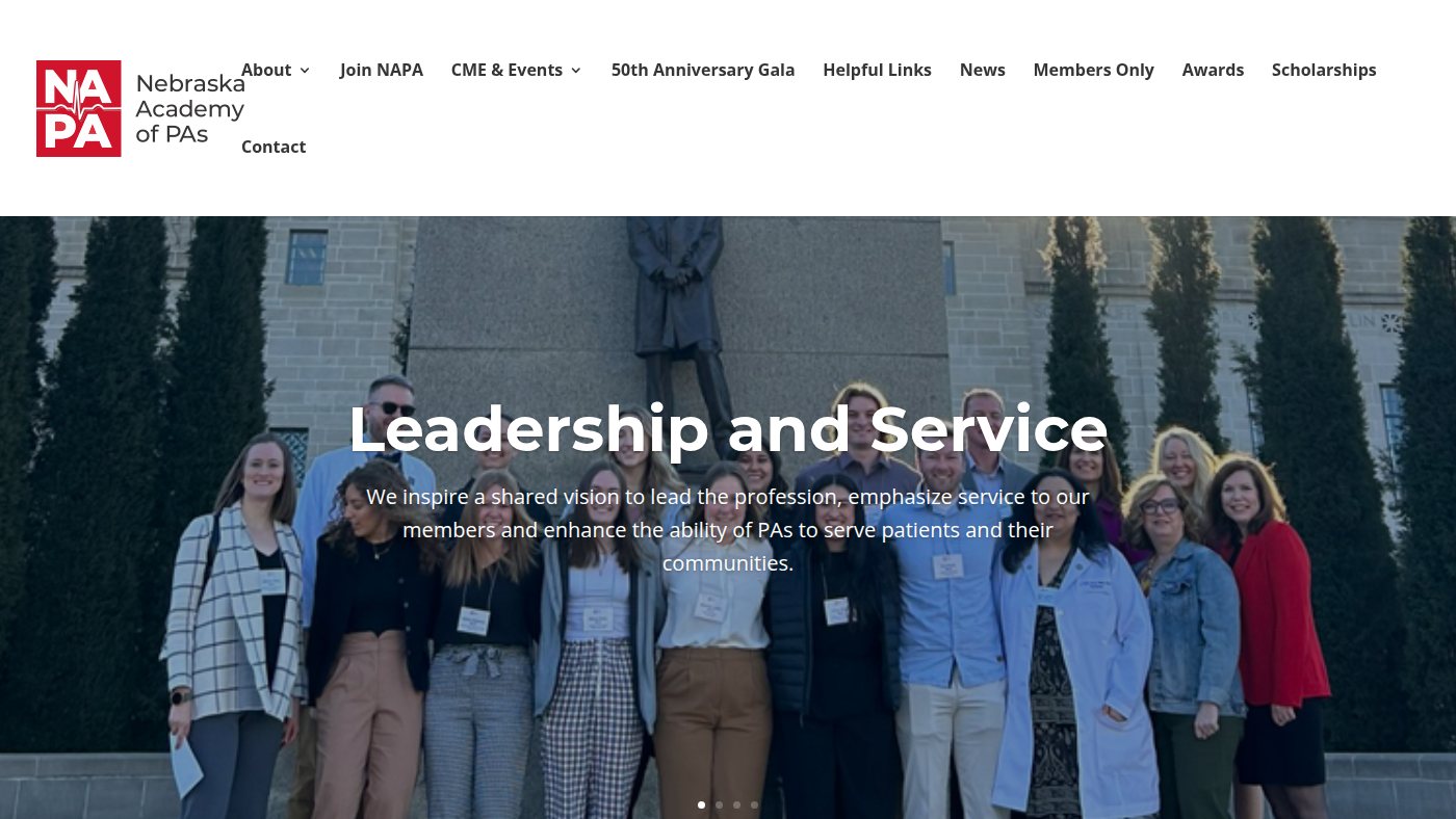 The home page of nebraskapa.org