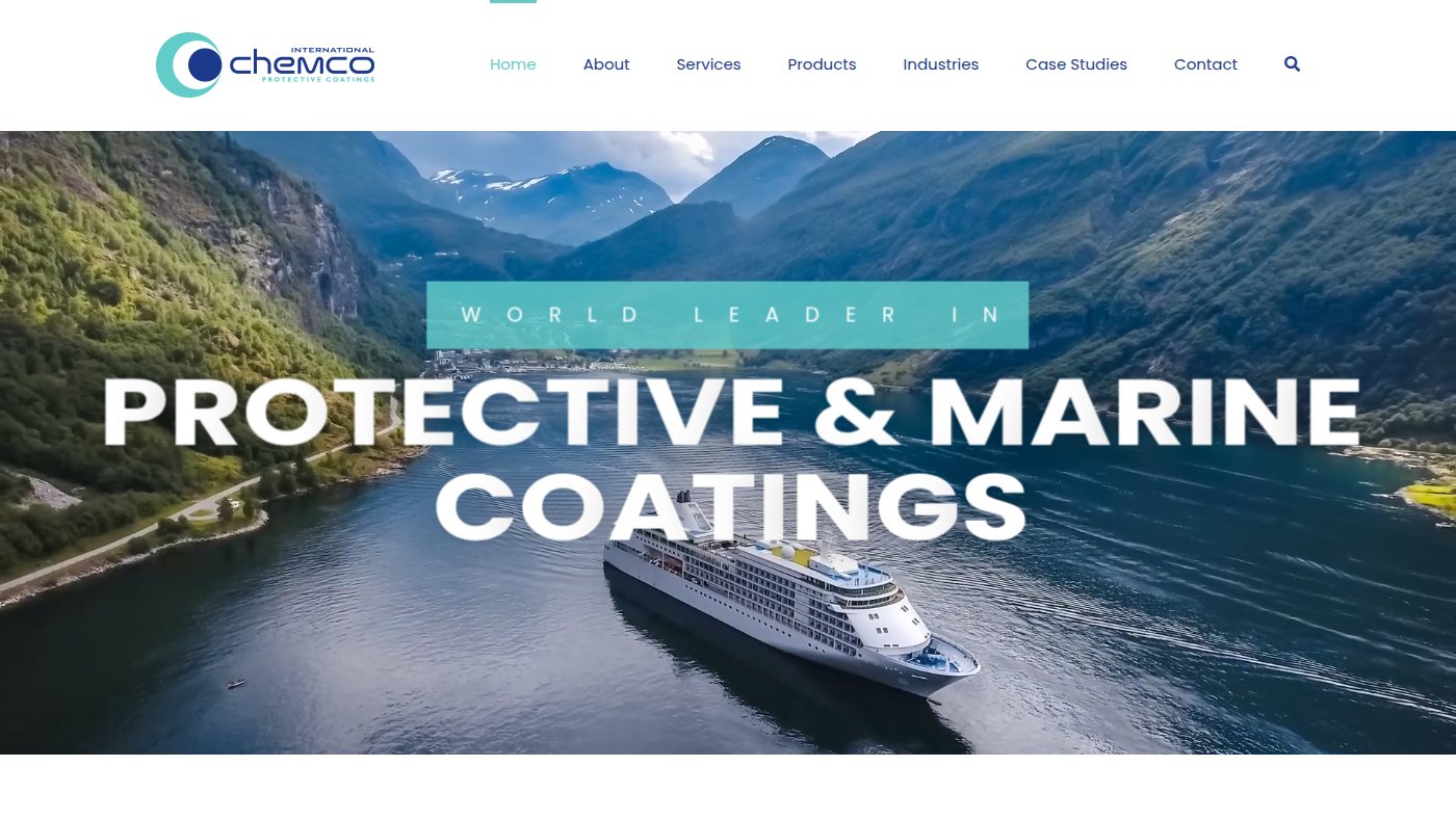 The home page of chemcoint.com