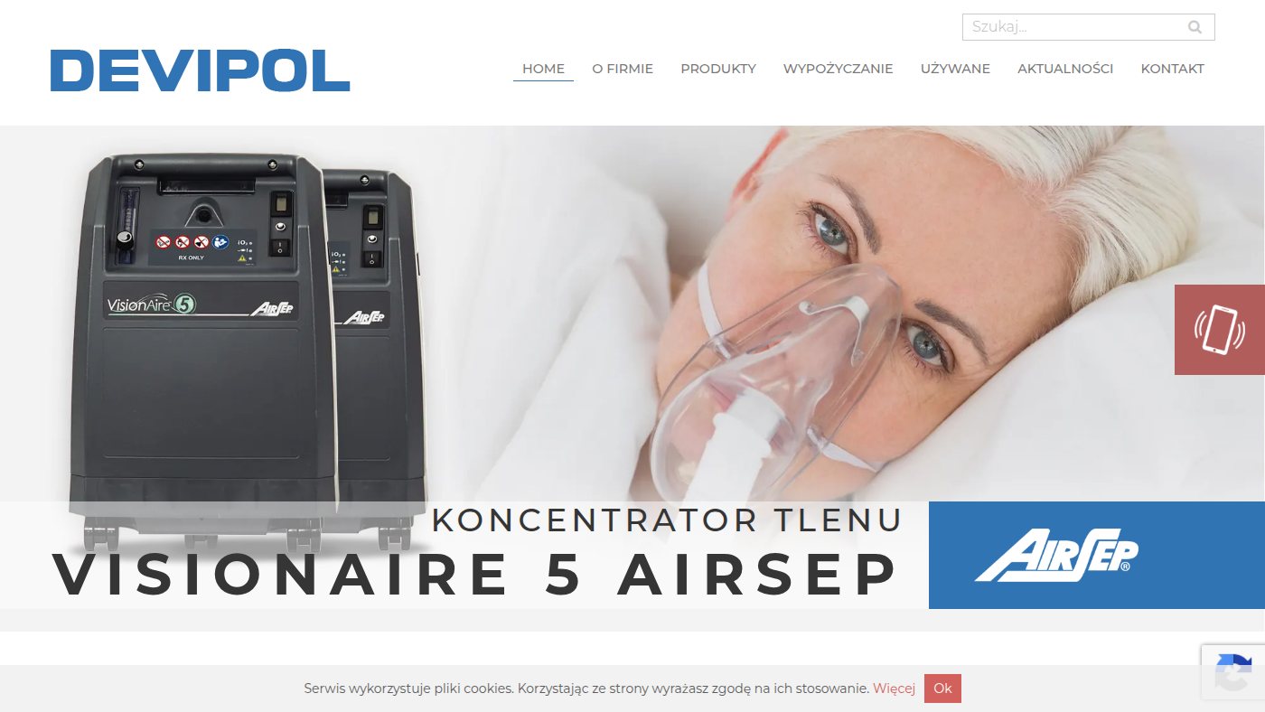 The home page of devipol.pl