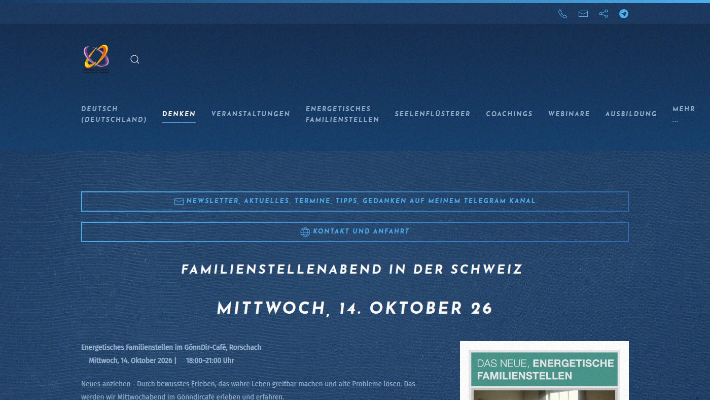 The home page of gestaltvision.de